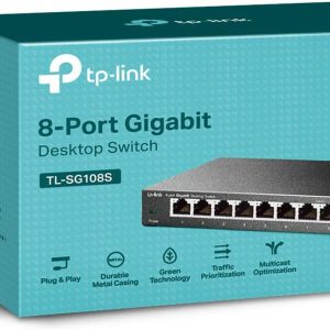 TP-LINK TL-SG108S 8-Port Desktop Switch