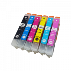 Compatible Ink Cartridges T2431-T2436 To Replace Epson Elephant